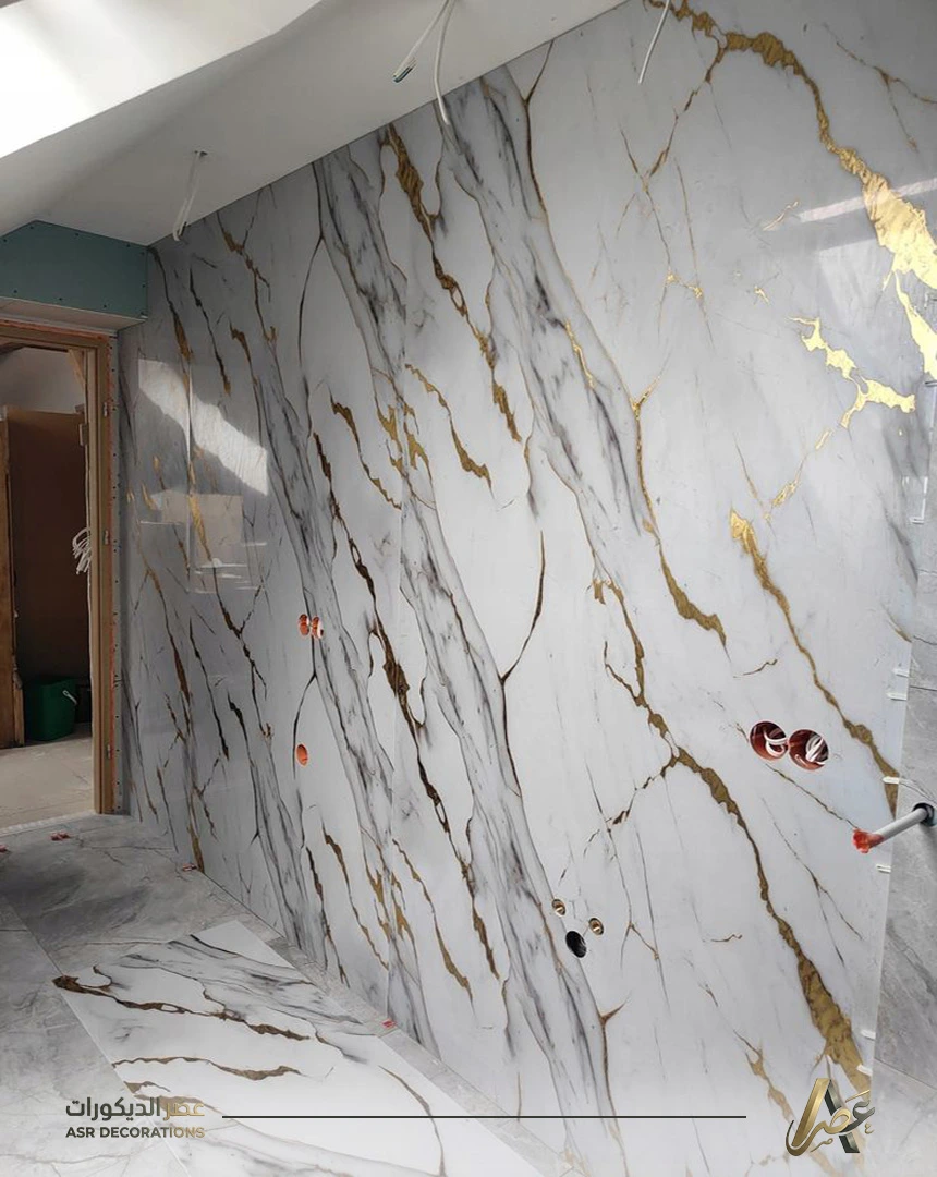 ديكورات بديل الرخام للجدران بالدمام