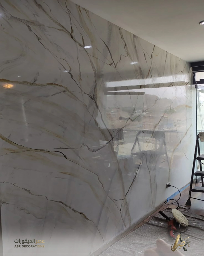 ديكورات بديل الرخام للجدران بالدمام