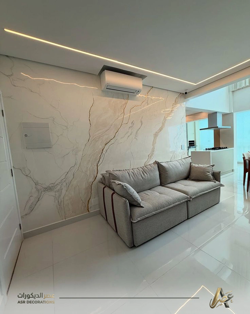 ديكور صاله بديل الرخام بالشرقية