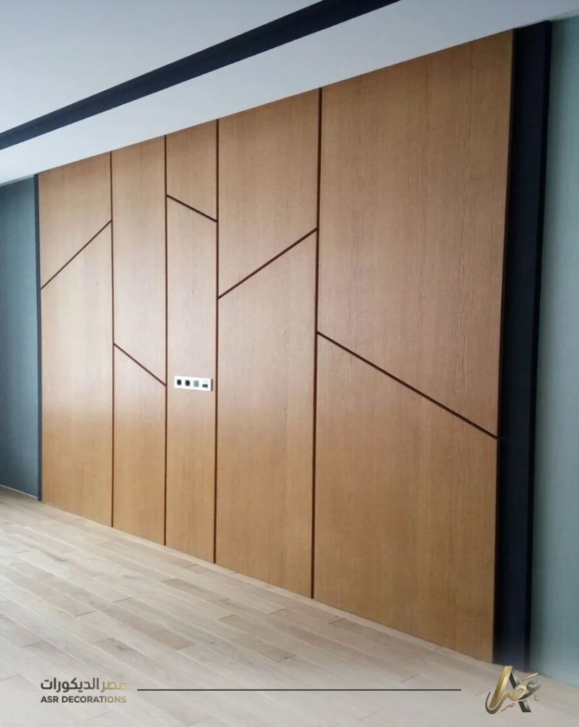 تركيب شرائح خشب للجدران الخبر
