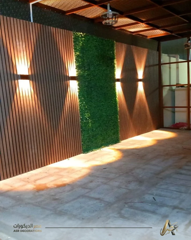 تركيب عشب جداري سيهات
