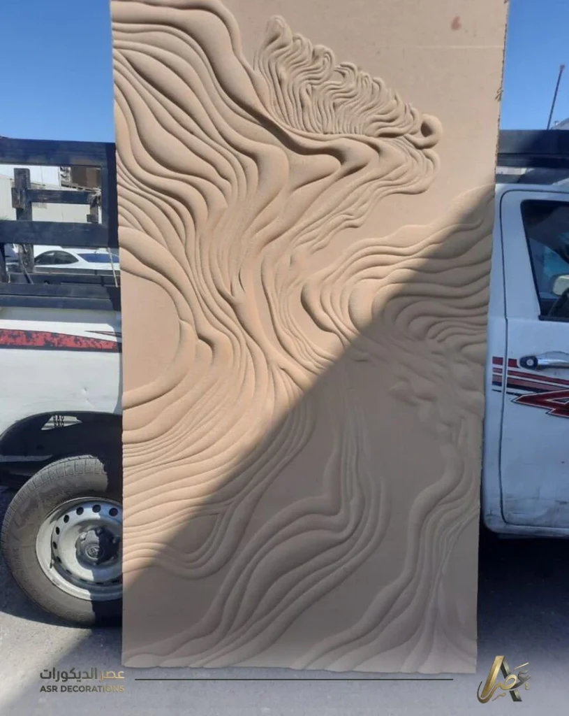 ديكور حفر خشب للدرج سيهات