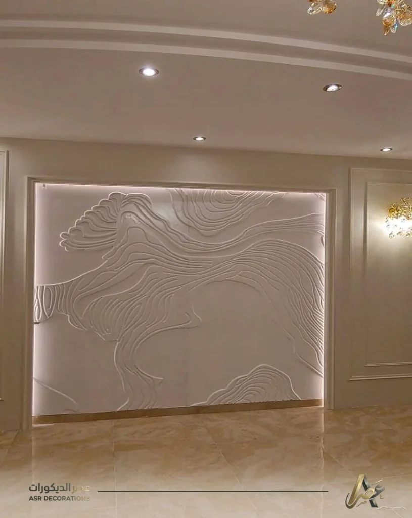 ديكور حفر خشب للدرج سيهات