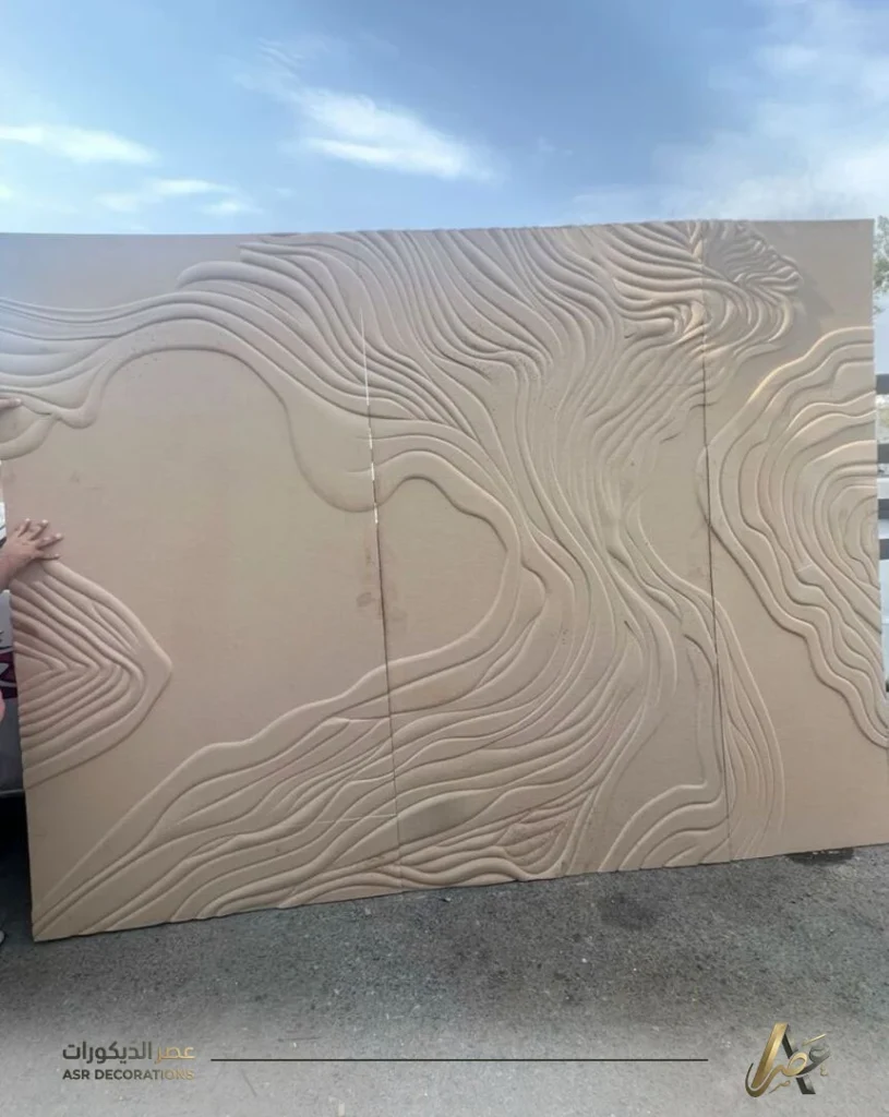 ديكور حفر خشب للدرج سيهات