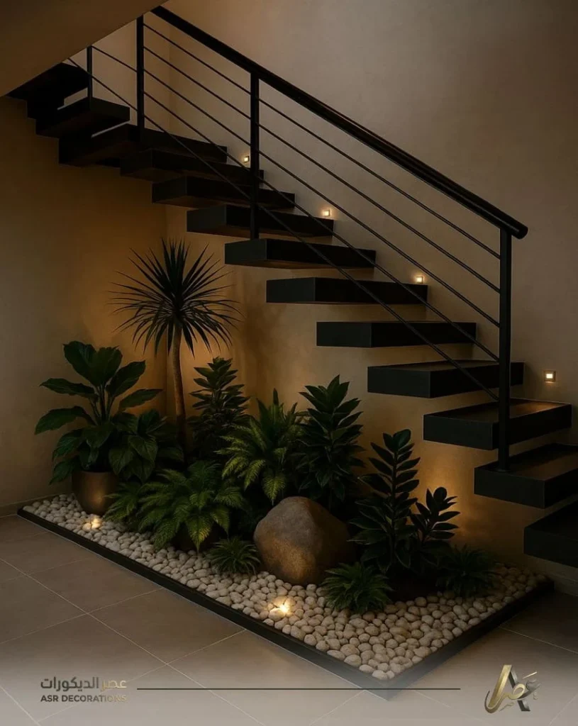 ديكور اسفل الدرج الظهران