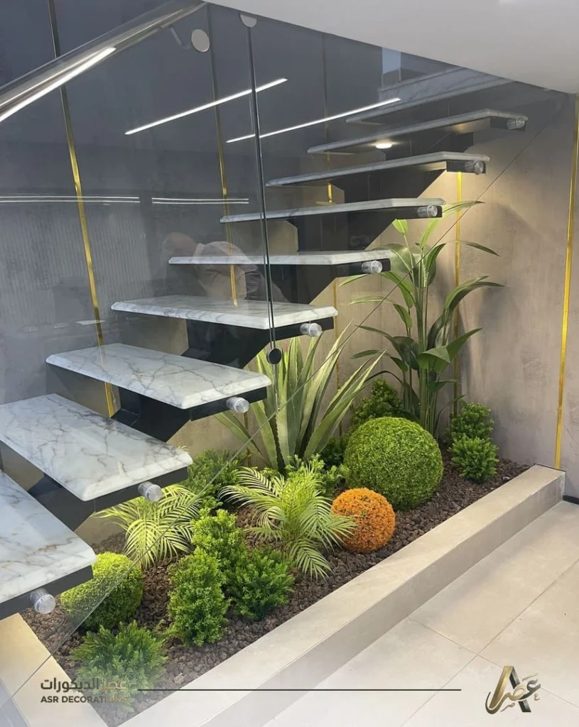 عمل ديكور تلفاز تحت الدرج الدمام