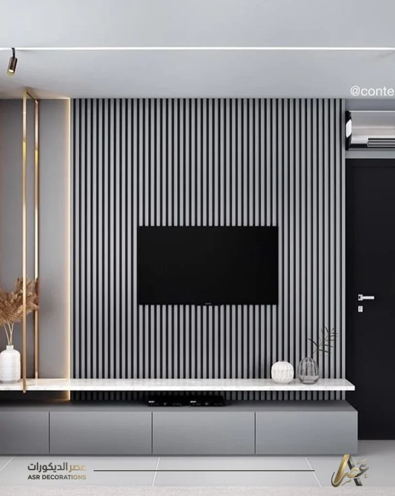 ديكور شاشات بديل الخشب