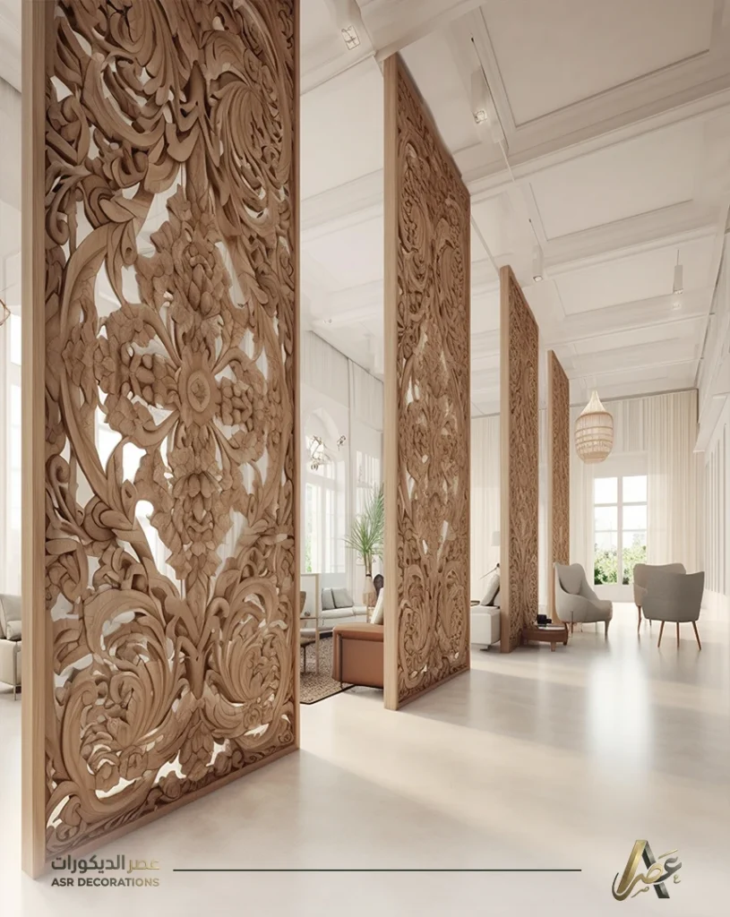 فواصل خشبية للصالات سيهات