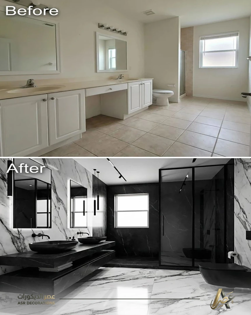 صبغ سيراميك المطبخ في الخبر