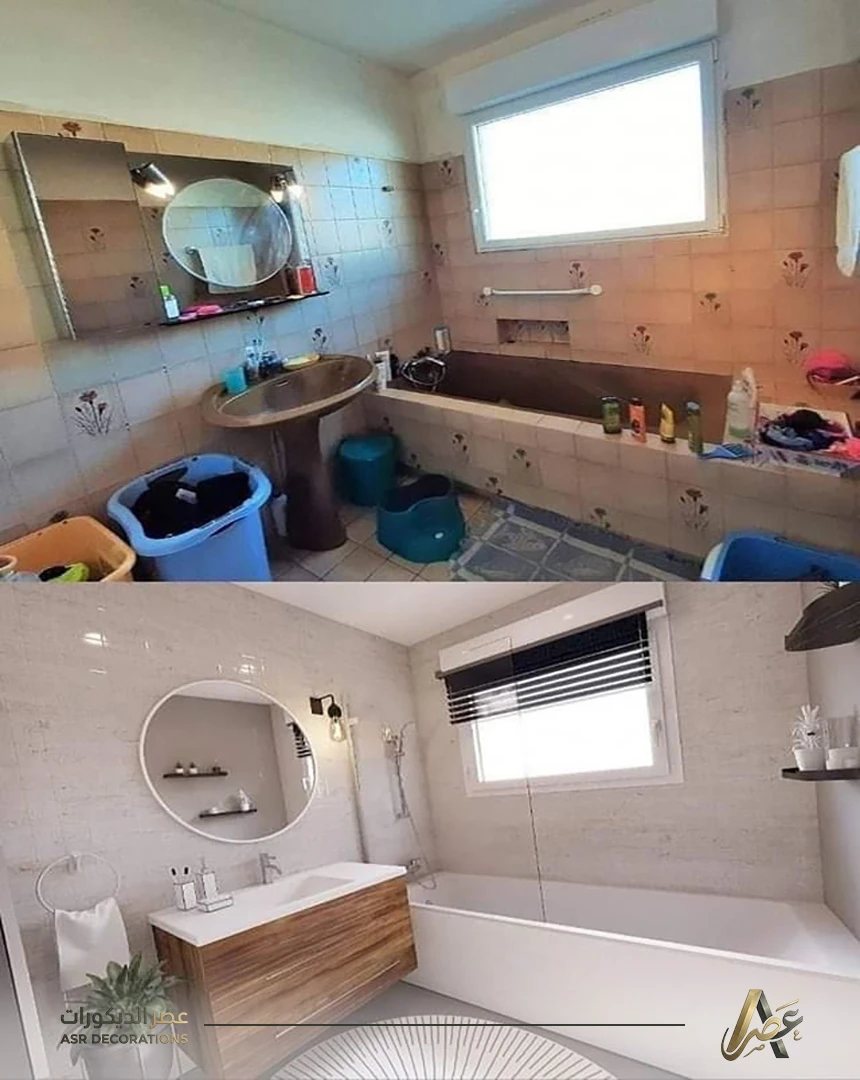 تغيير لون سيراميك الحمام بدون تكسير بالدمام