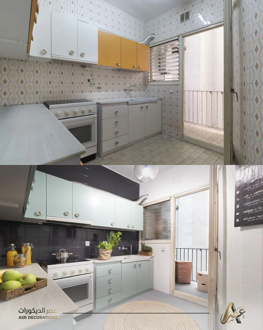 صبغ سيراميك المطبخ في الخبر