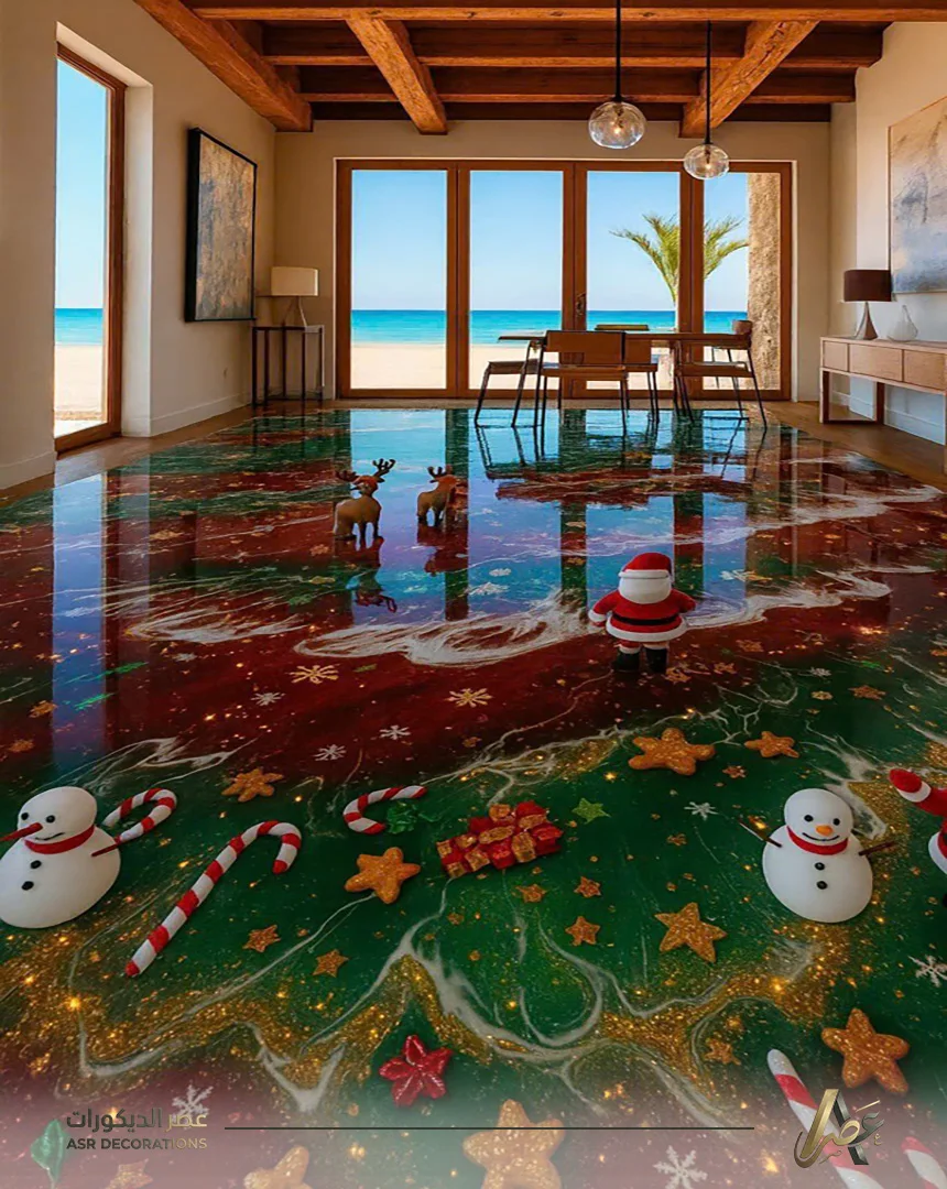 تصاميم ارضيات ايبوكسي ثلاثية الابعاد 2026 الشرقية