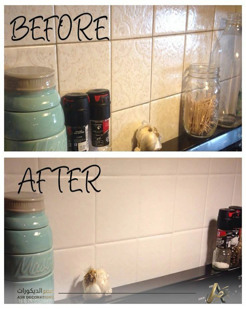 صبغ سيراميك المطبخ في الخبر