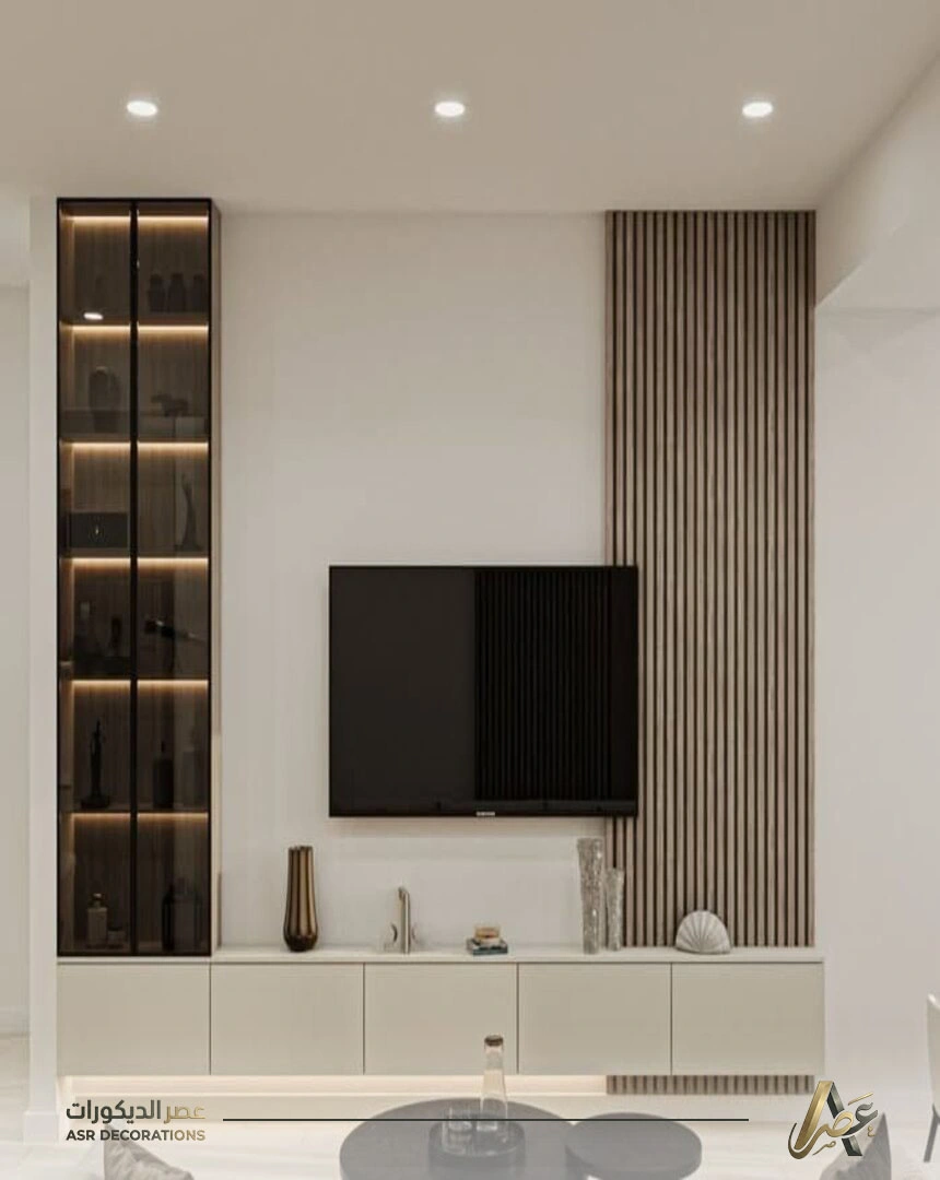 تفصيل طاولات تلفزيون خشب في القطيف