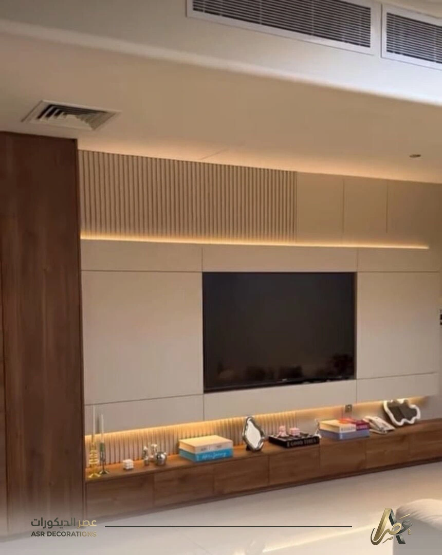 تفصيل طاولات تلفزيون خشب في القطيف