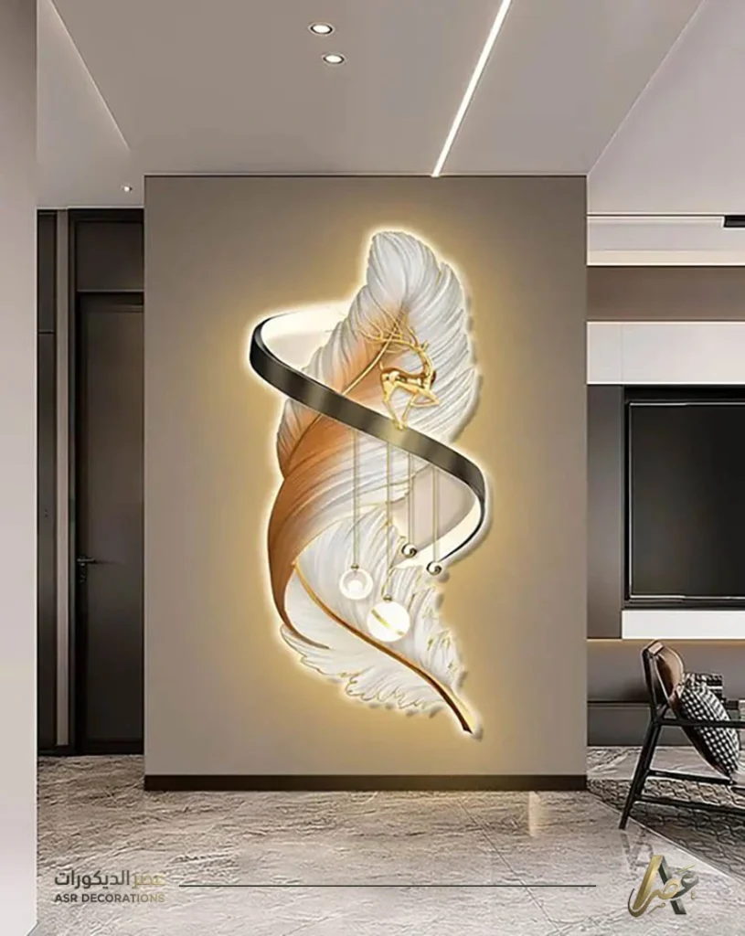 اشكال ريشة مضيئة مودرن 2026 سيهات