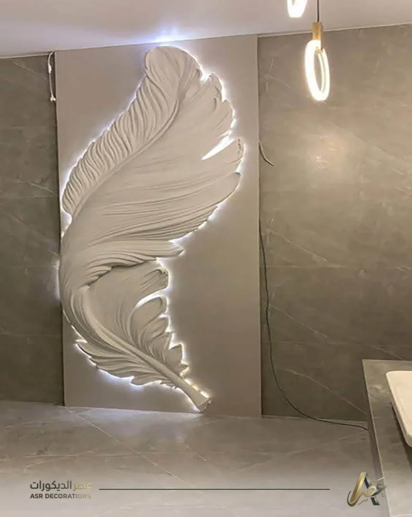 ديكور ريشه مضيئة الظهران