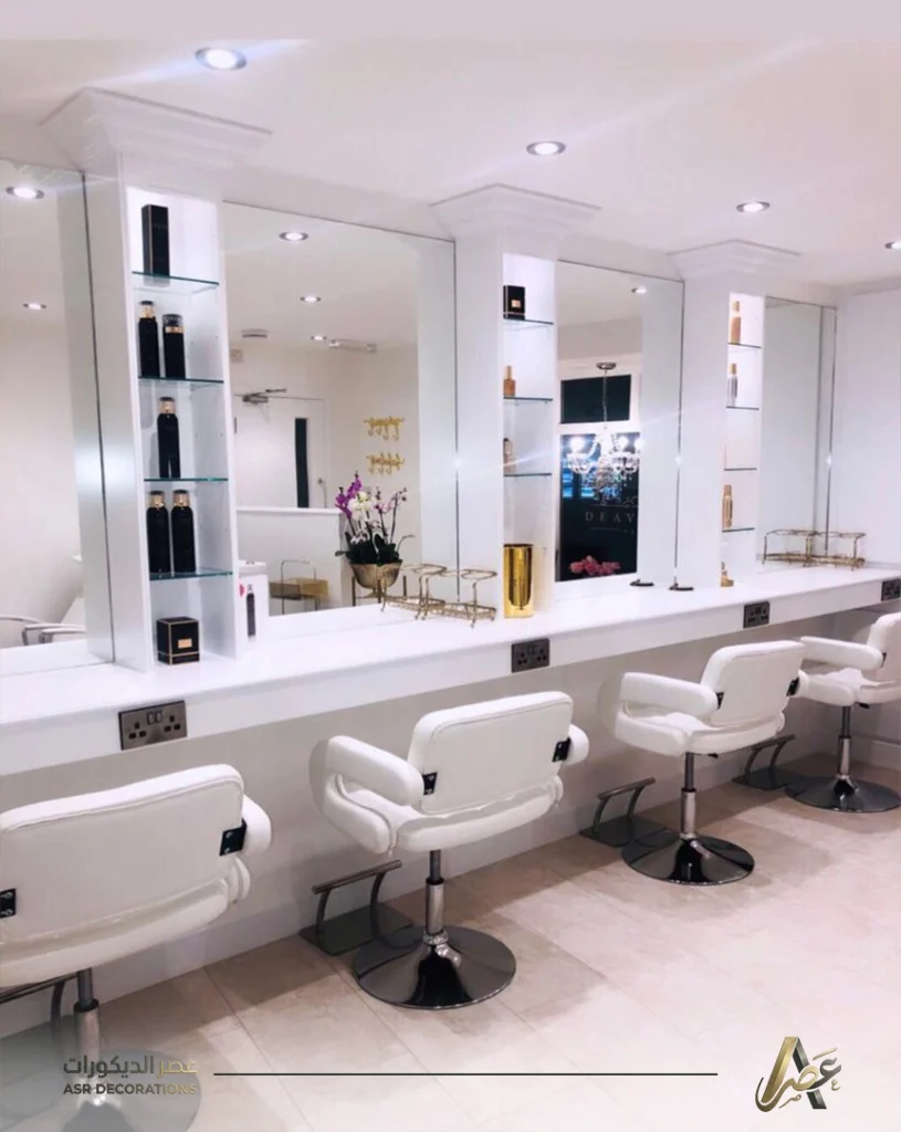 تصميم صالون حلاقة رجالي مودرن في الخبر